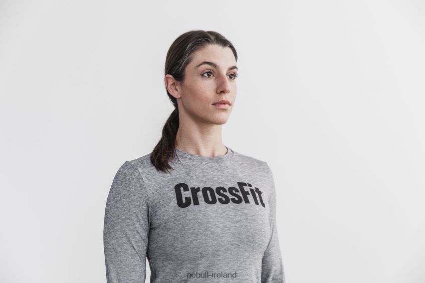 NOBULL N68P2P2430Women's Crossfit Long Sleeve Tee Grey