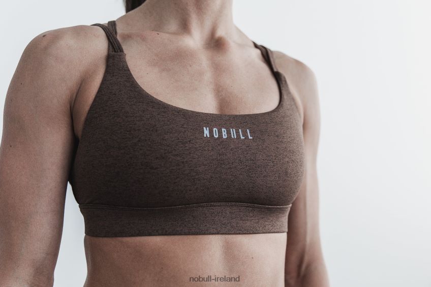 NOBULL N68P2P2520Sports Bra (Plush Heather) Brown