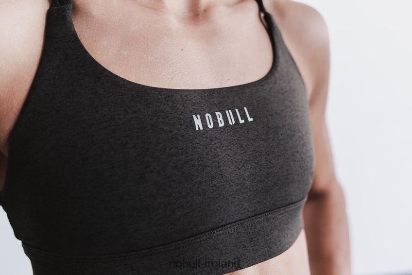 NOBULL N68P2P2529Sports Bra (Plush Heather) Black