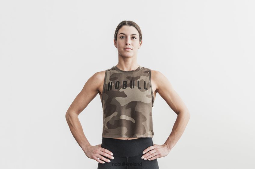 NOBULL N68P2P2606Women's Muscle Tank (Camo) Dark