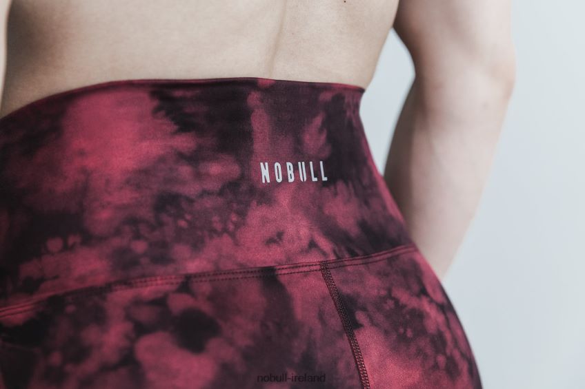 NOBULL N68P2P2655High-Rise Crop (Tie-Dye) Lava