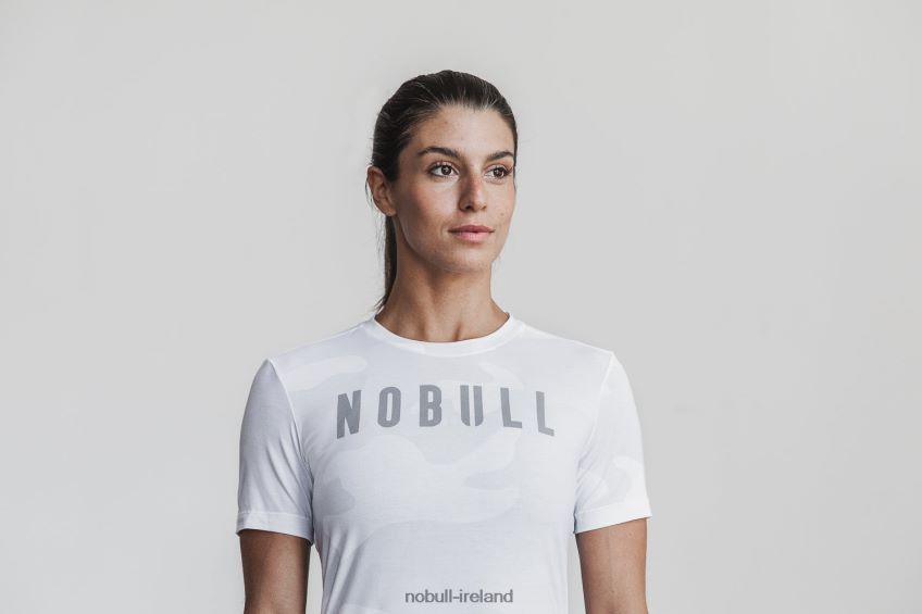 NOBULL N68P2P2693Women's Tee (Camo) White