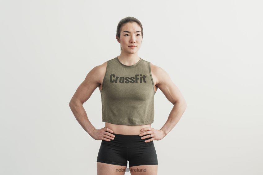 NOBULL N68P2P2704Women's Crossfit Muscle Tank Army