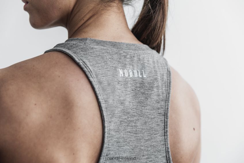 NOBULL N68P2P2742Women's Crossfit High-Neck Tank Grey