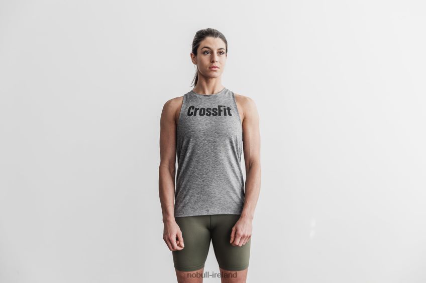 NOBULL N68P2P2742Women's Crossfit High-Neck Tank Grey