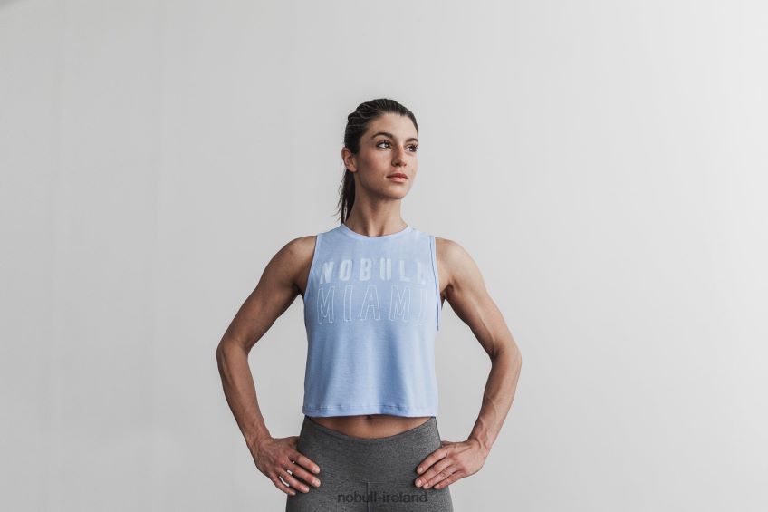 NOBULL N68P2P2754Women's Muscle Tank (Miami) Blue