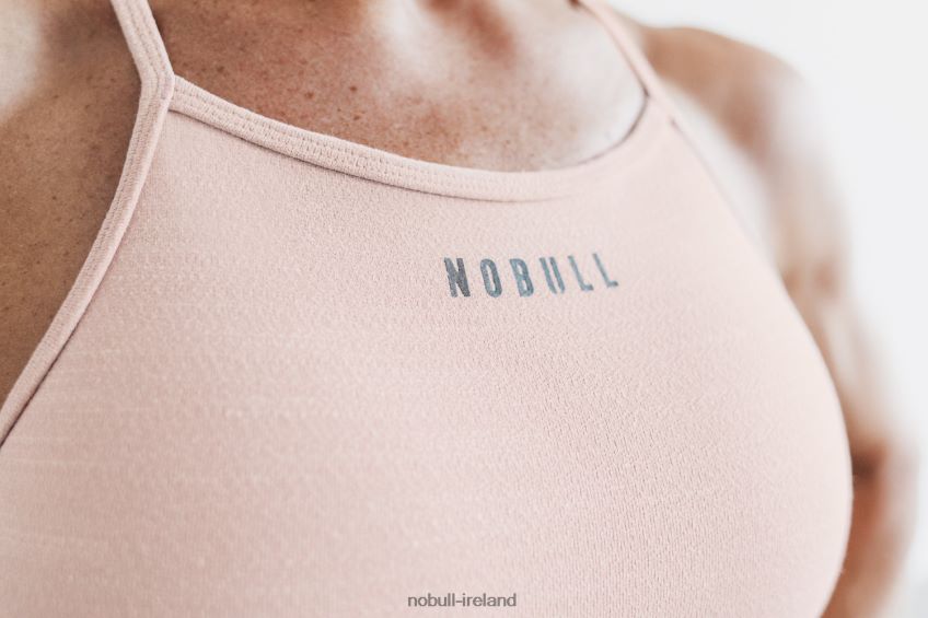 NOBULL N68P2P2768High-Neck Sports Bra (Melange) Rose