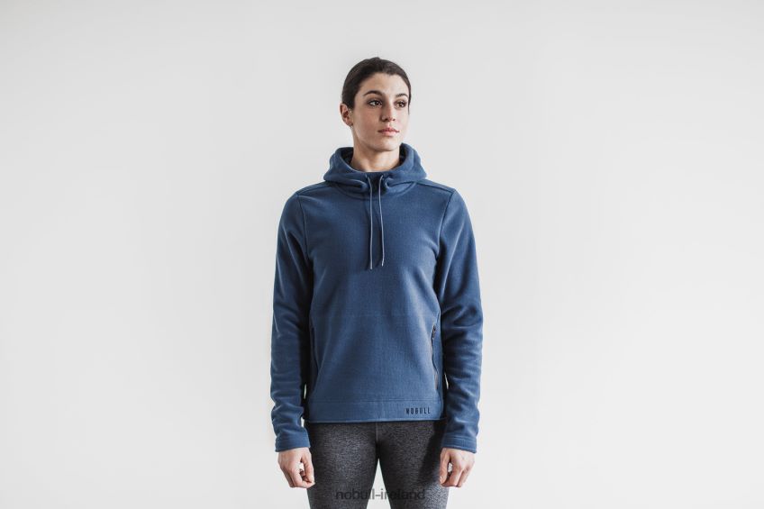 NOBULL N68P2P2805Women's Arctic Pullover Hoodie Steel