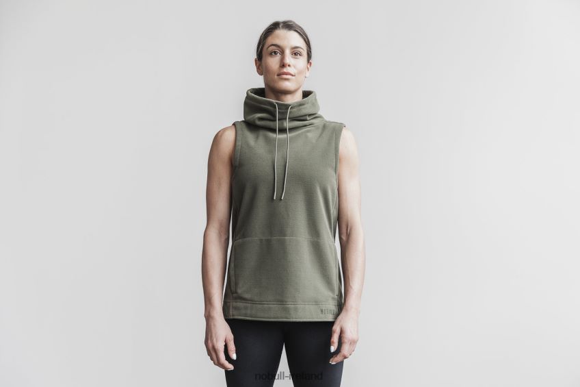 NOBULL N68P2P2812Women's Arctic Sleeveless Cowl Army