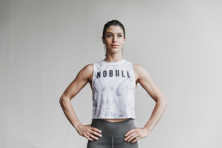 NOBULL N68P2P1815Women's Muscle Tank (Butterfly) Grey