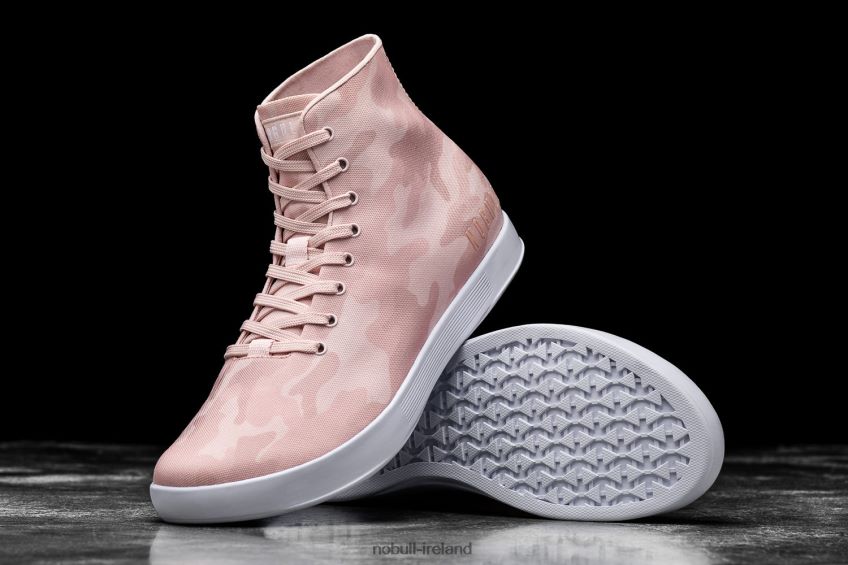 NOBULL N68P2P1294Women's High-Top Canvas Trainer Rose