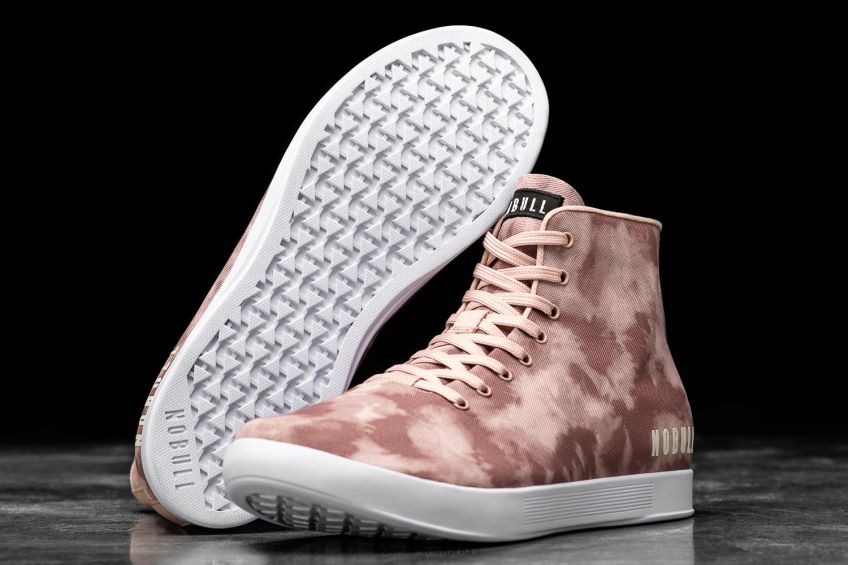 NOBULL N68P2P1350Women's High-Top Canvas Trainer Dusty