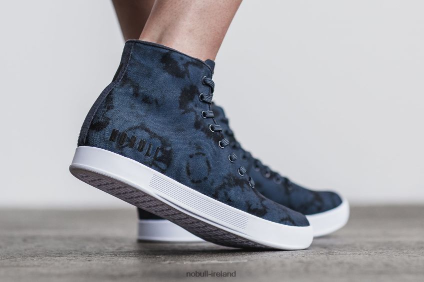 NOBULL N68P2P1362Women's High-Top Canvas Trainer Navy