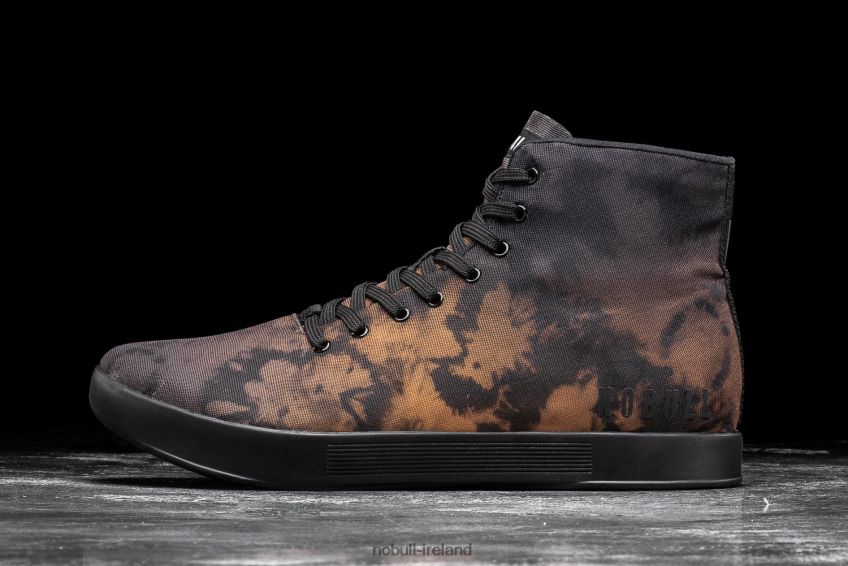 NOBULL N68P2P1371Women's High-Top Tie-Dye Canvas Trainer