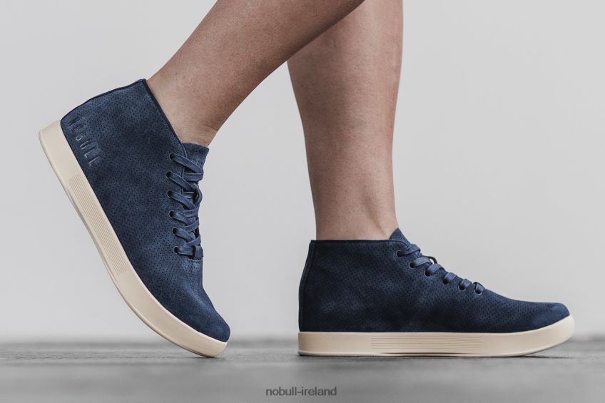 NOBULL N68P2P1382Women's Suede Mid Trainer Navy