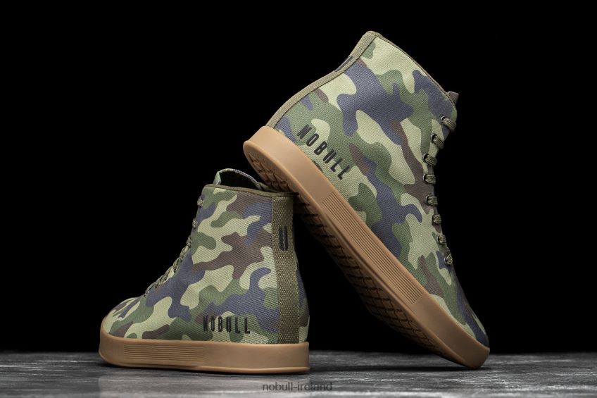 NOBULL N68P2P1423Women's High-Top Canvas Trainer Forest