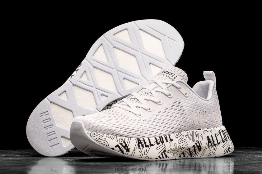 All Love White Runner+ Nobull Women BRX6B6603