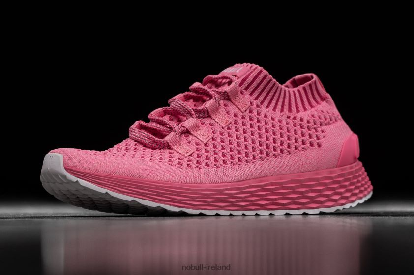 Bright Pink Knit Runner Nobull Women BRX6B6579