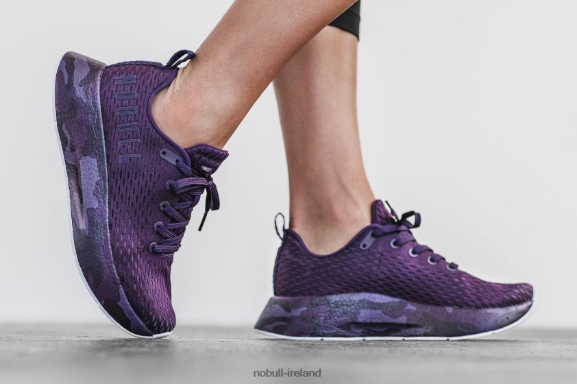 Dark Purple Camo Runner+ Nobull Women BRX6B6623