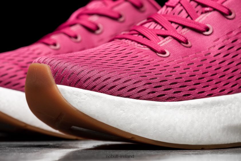 Magenta White Runner+ Nobull Women BRX6B6613