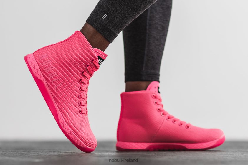 High-Top Neon Pink Trainer Nobull Women BRX6B6528